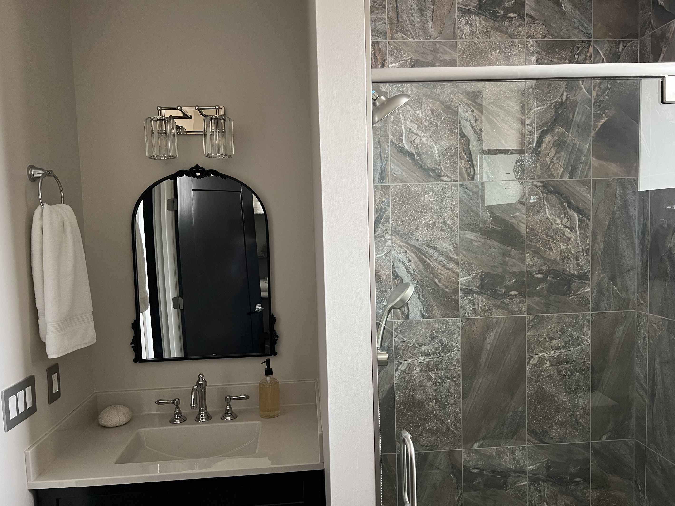 Sink and shower