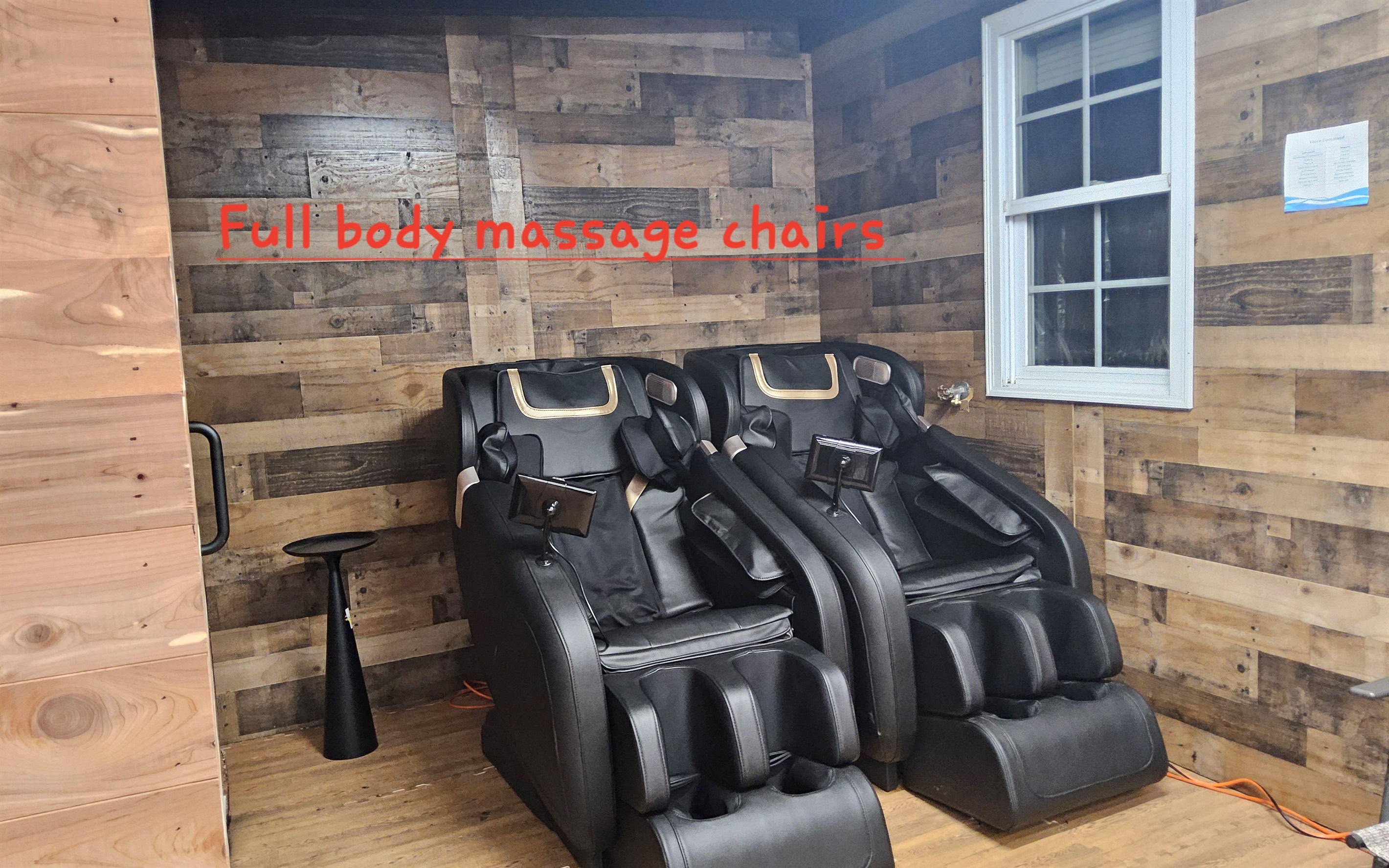 2 Full body massage chairs