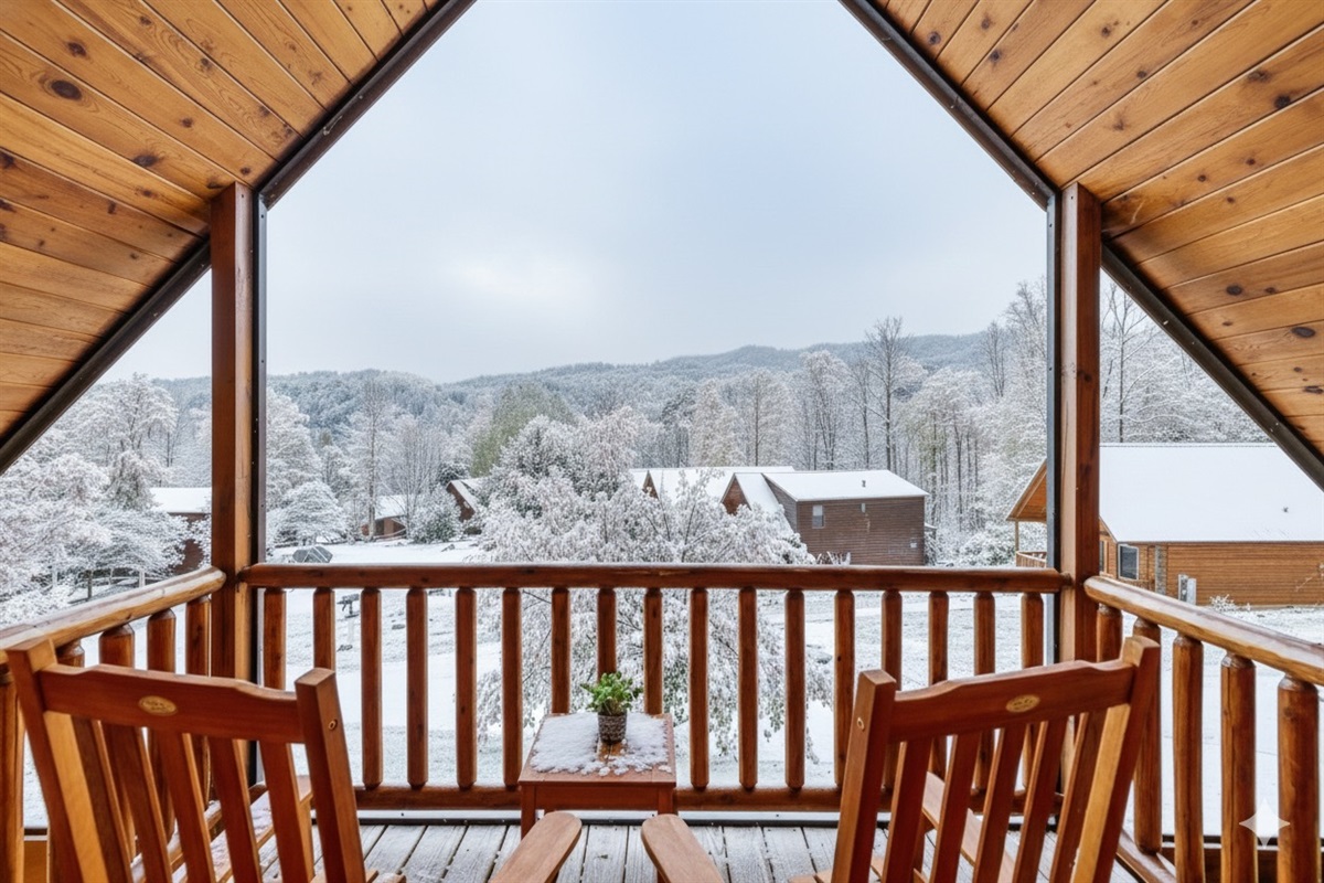 What a view to soak in!