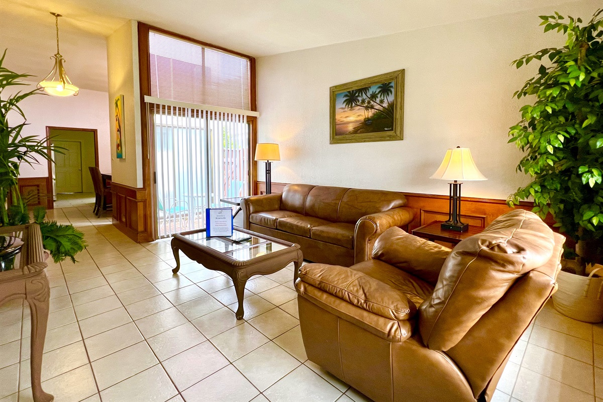 Living Room with Sleeper Sofa