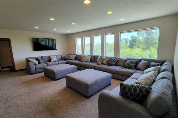 Upstairs family room