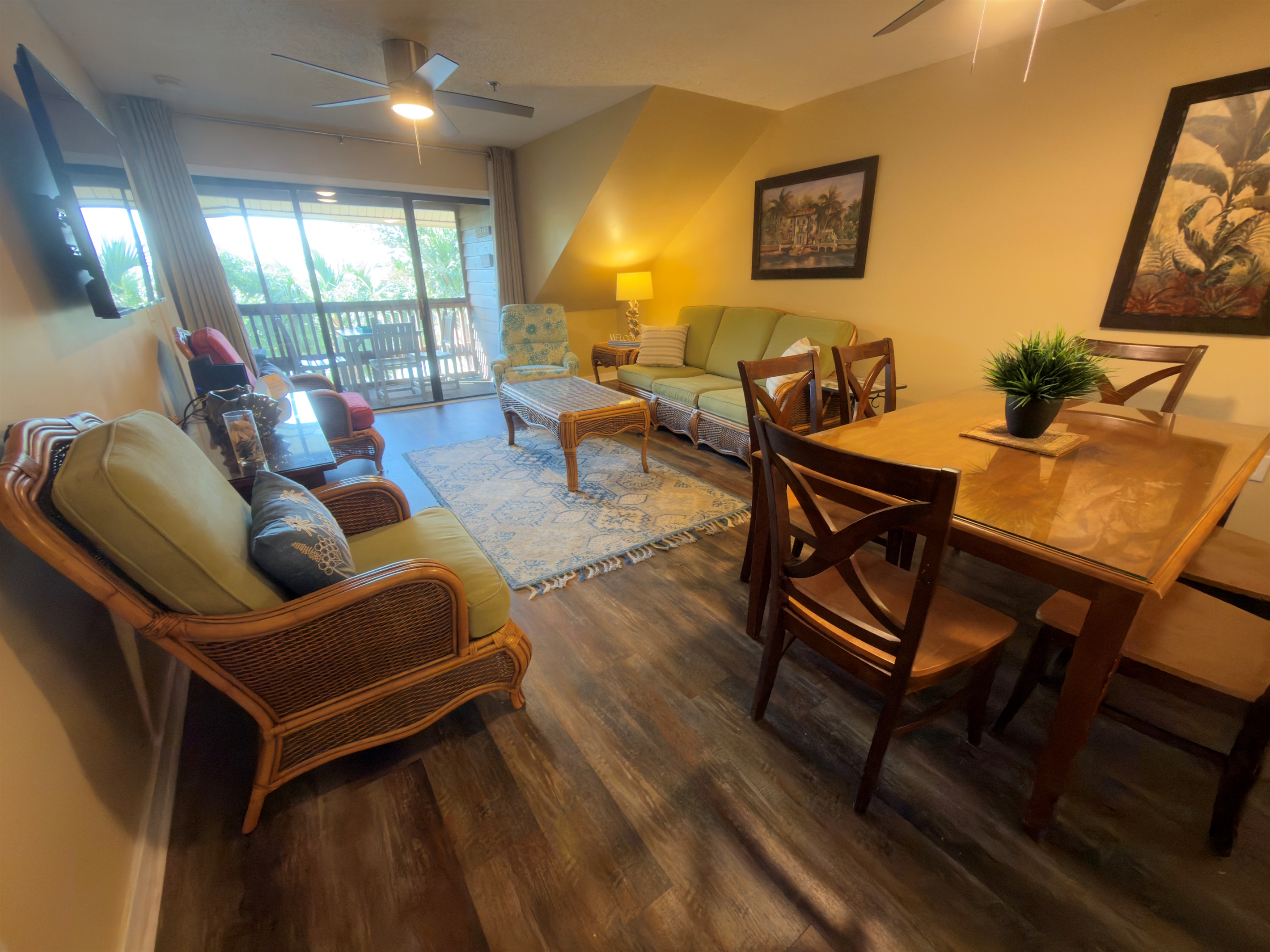 Living Room With Sofa Bed