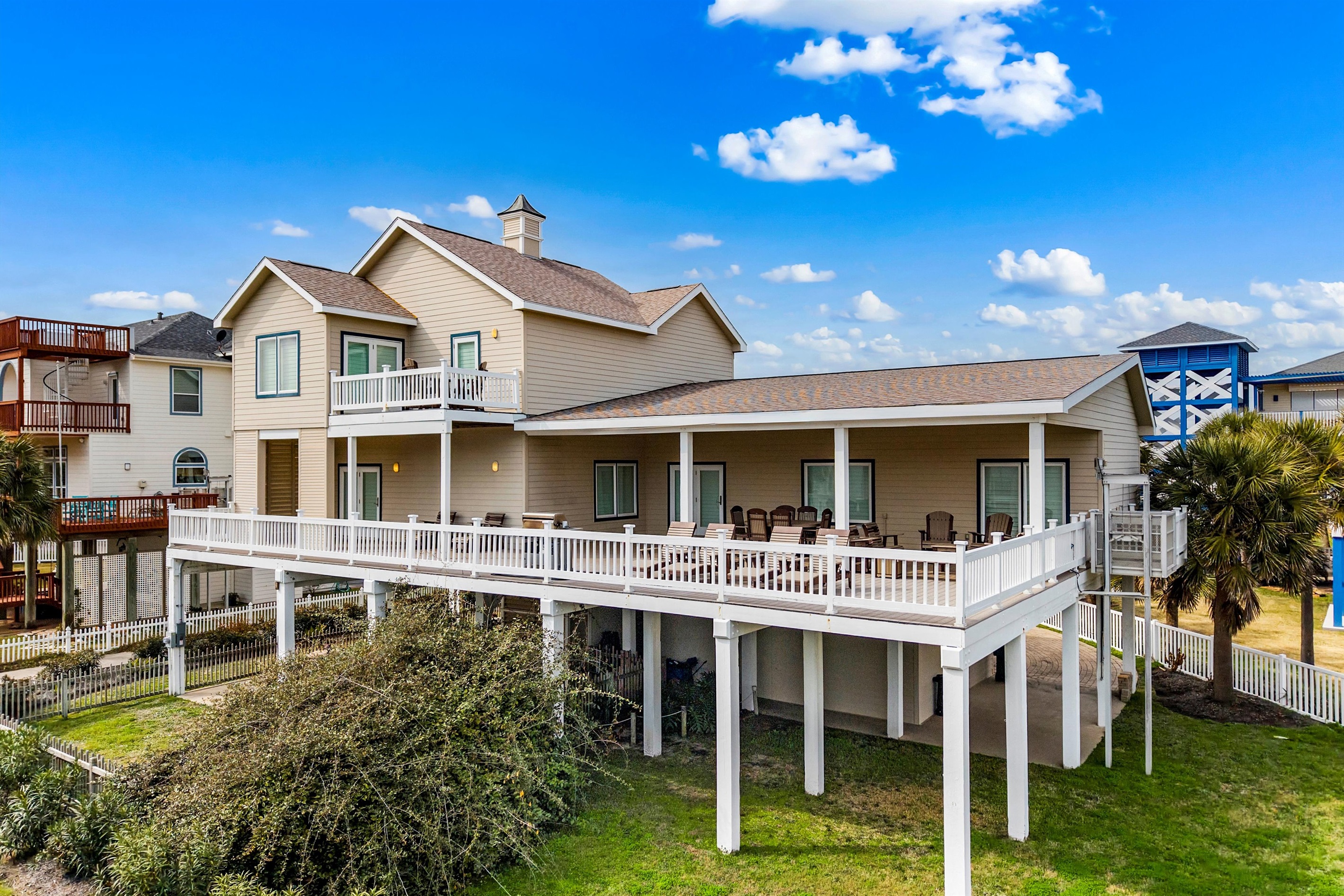 “Gather here — lounging with a view.”