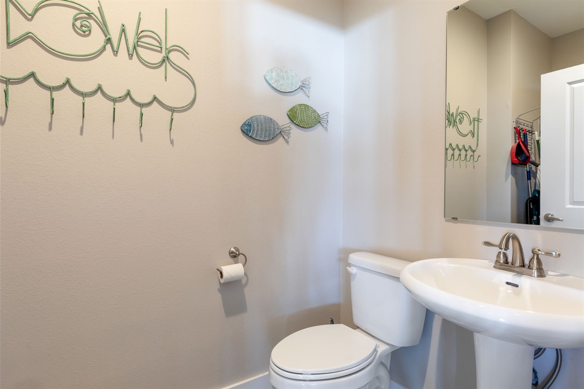 main level half bath