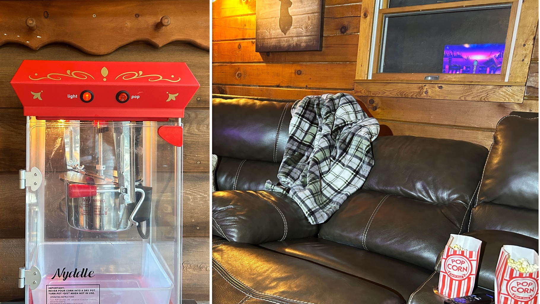 Theater style popcorn and a streamed movie? We've got you covered!