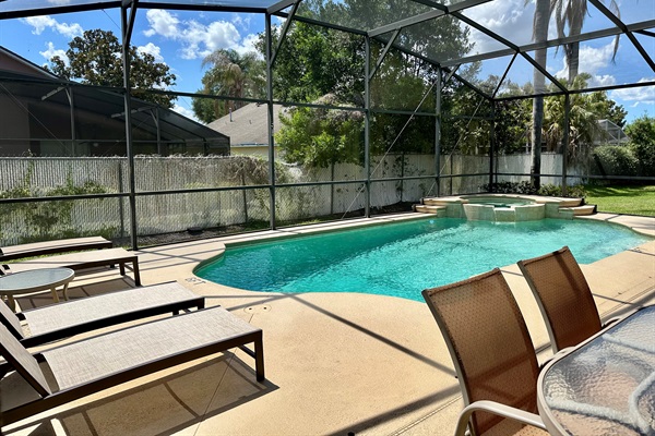 Pool/Hot Tub/Partially Covered Lanai