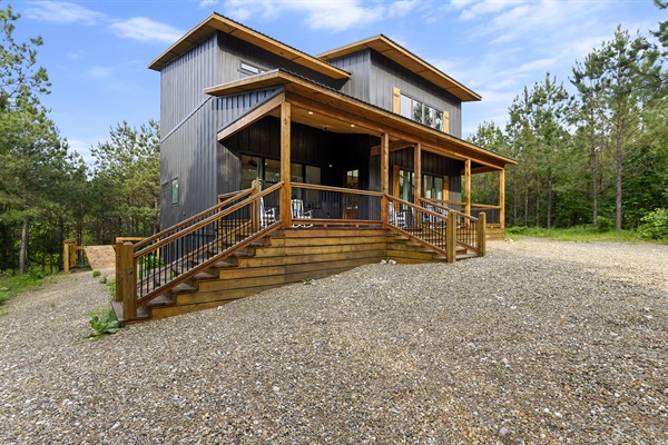 Front view of Double A's Hideout