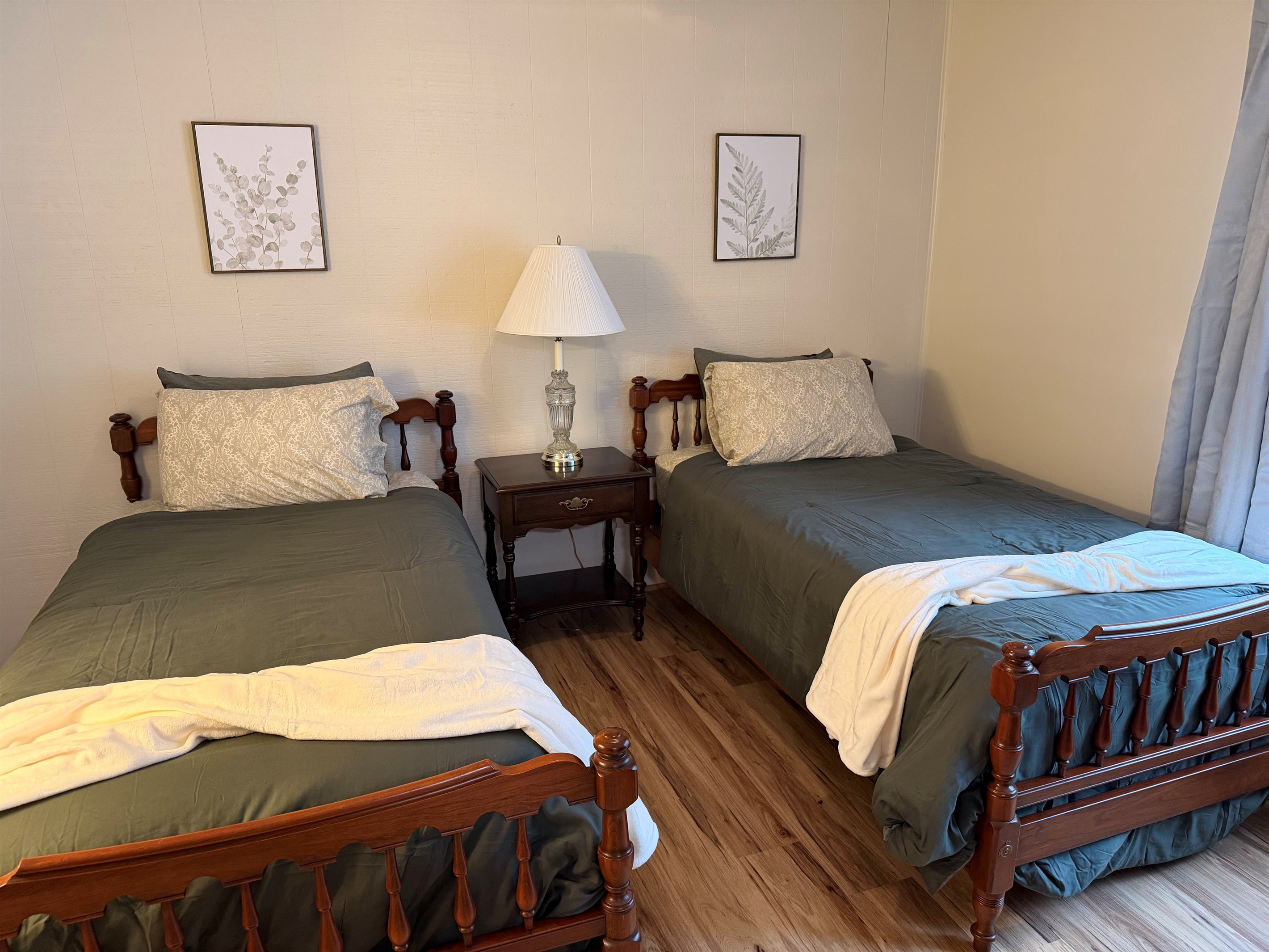 Twin beds on main floor