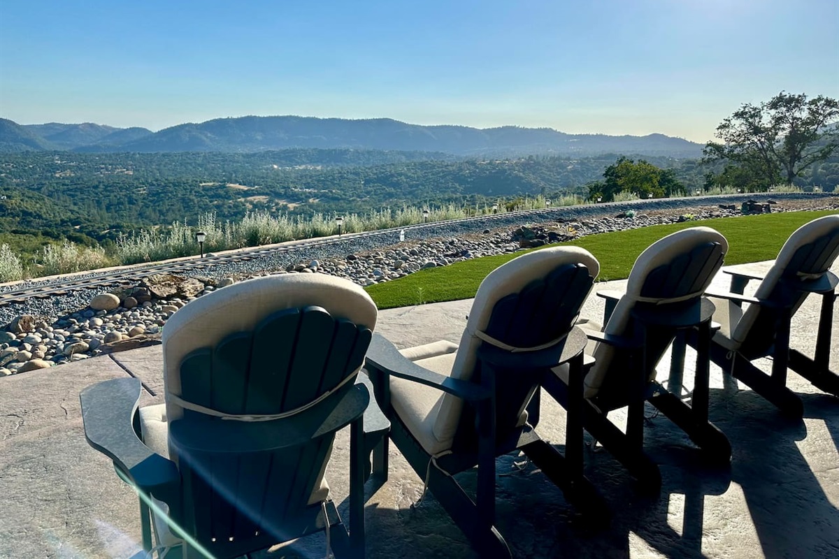 View from the patio