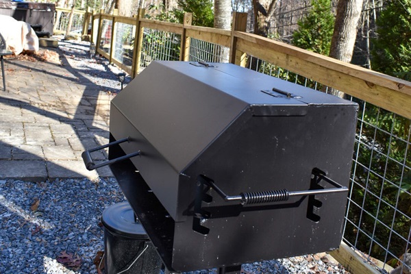 New charcoal grill installed!