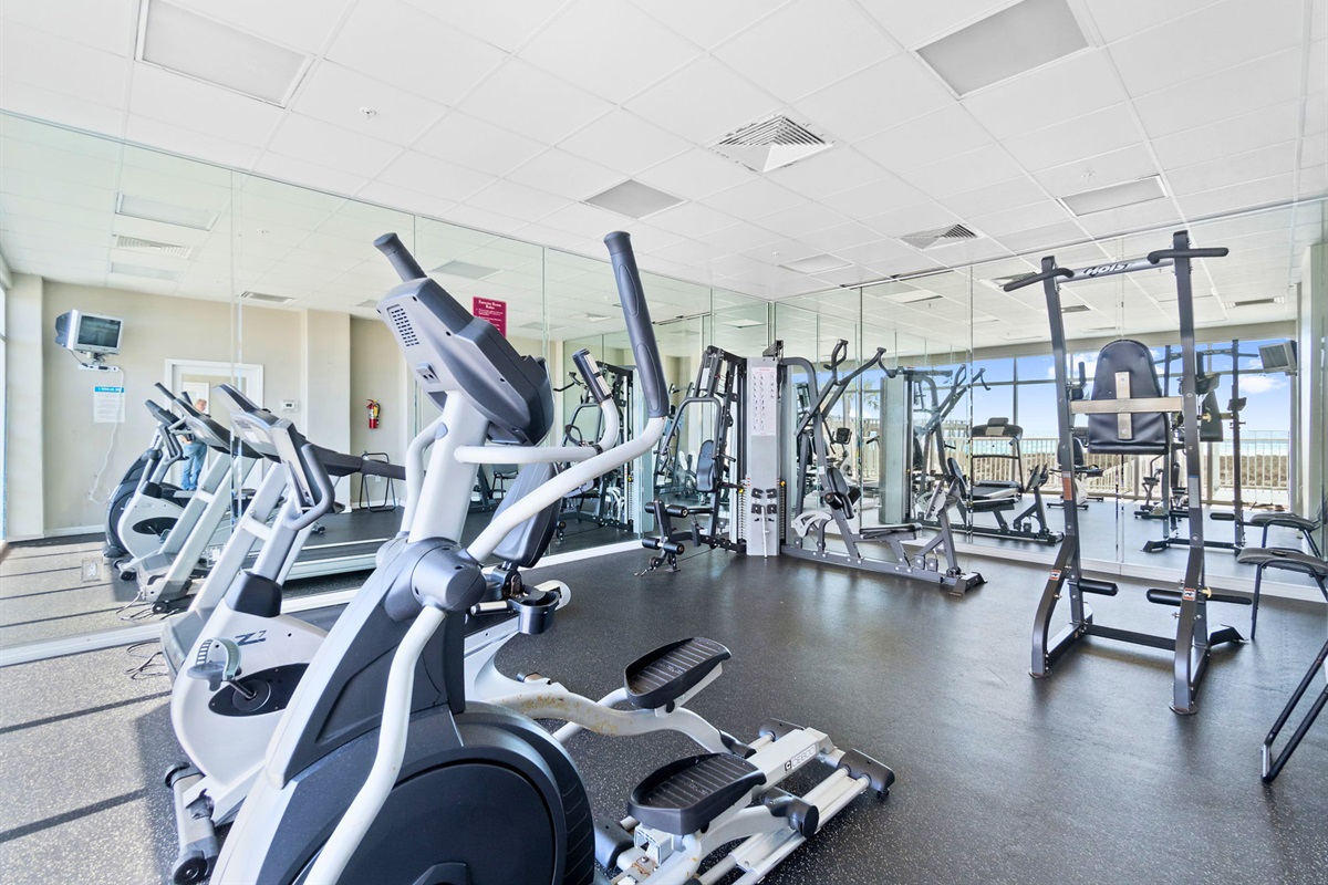 Few workouts come with views this good, making it easy to stay motivated during your stay.