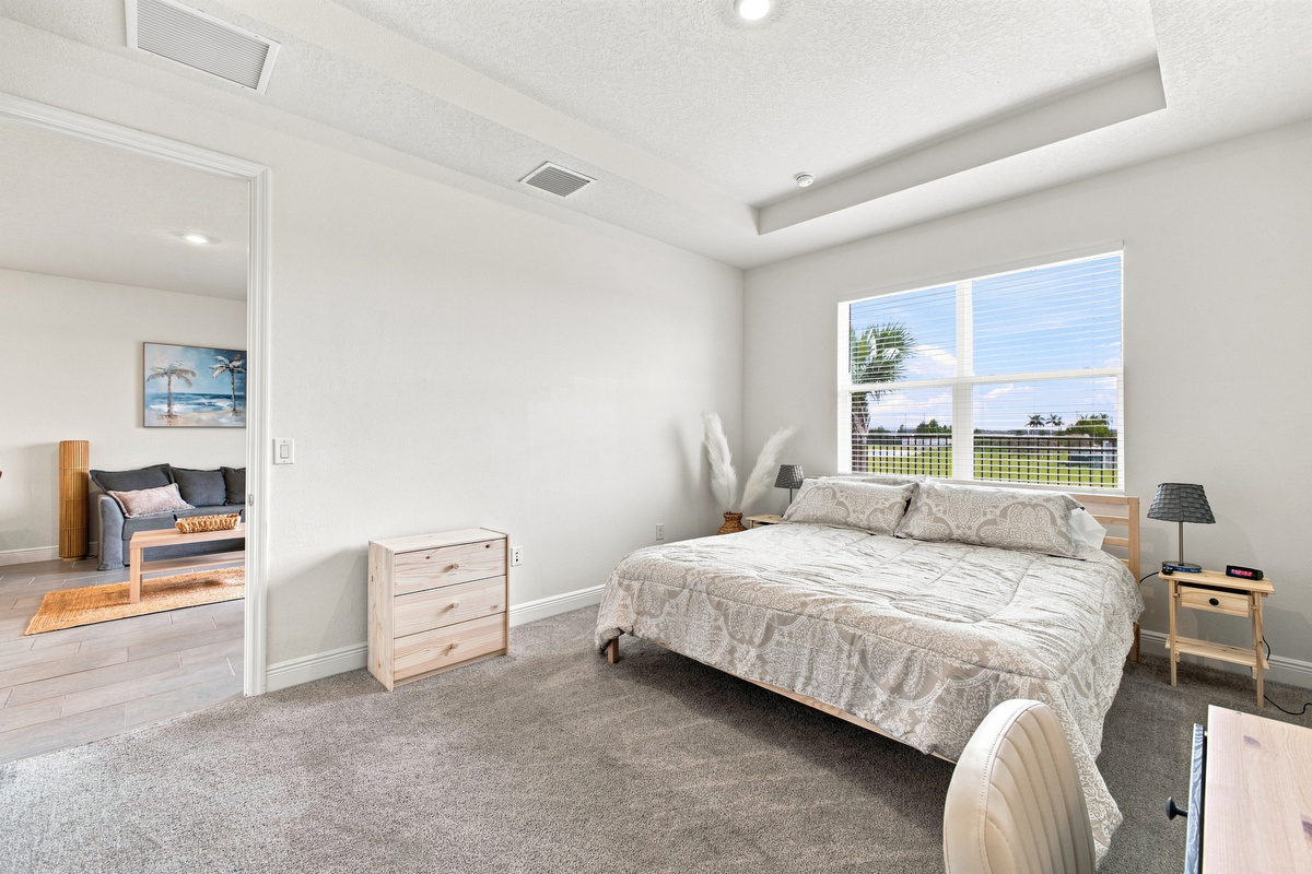Master Bedroom Off Kitchen & Entertainment Area 