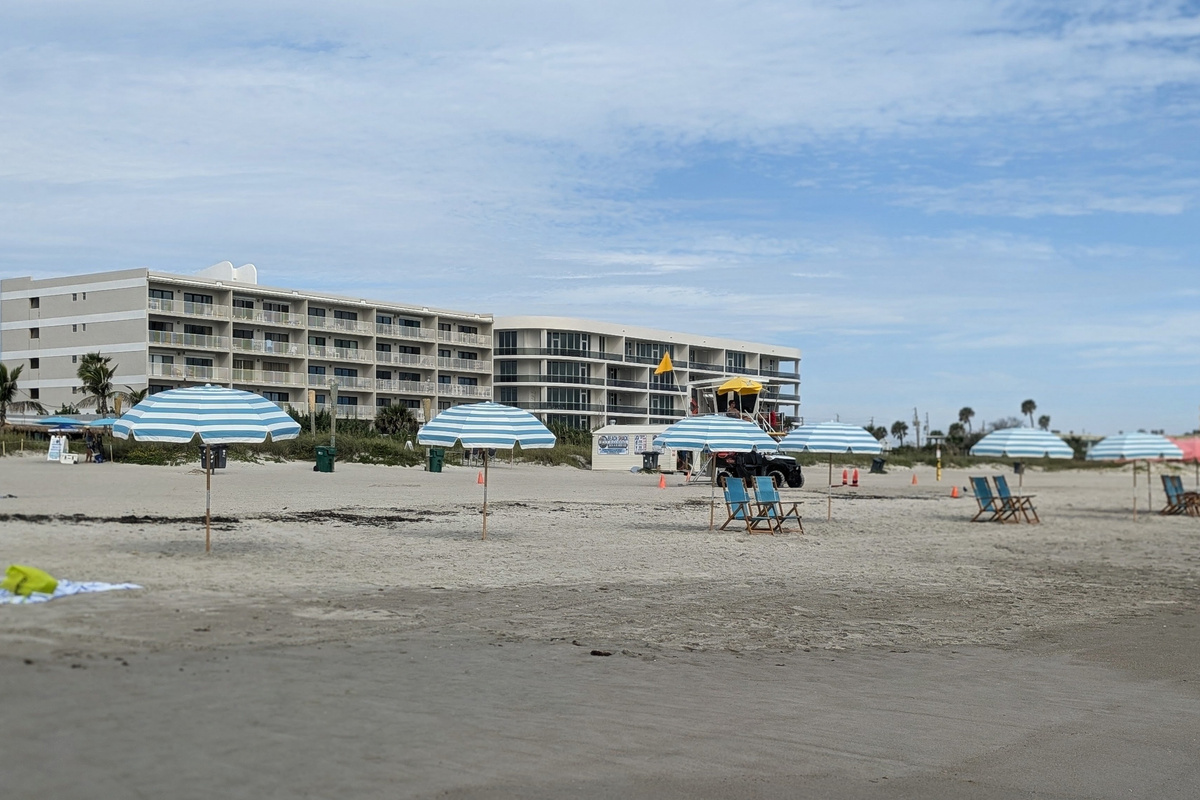 Beach at Coconuts Restaurant