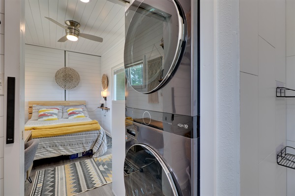 Laundry Station next in bedroom in Container #2.