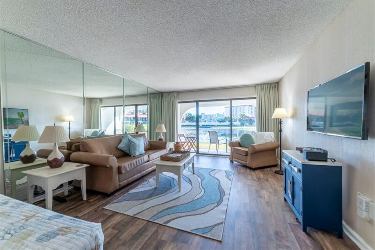 Patio access with great view