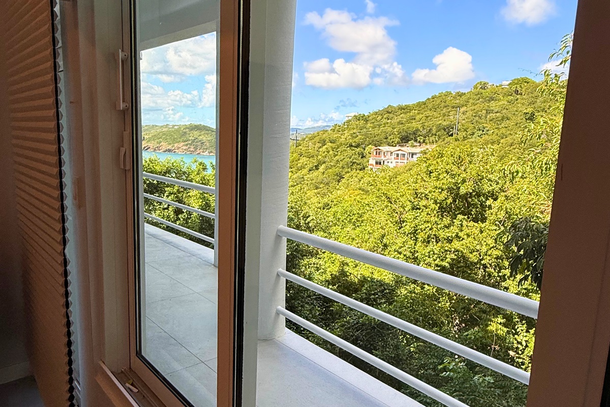 The view from the second guest bedroom