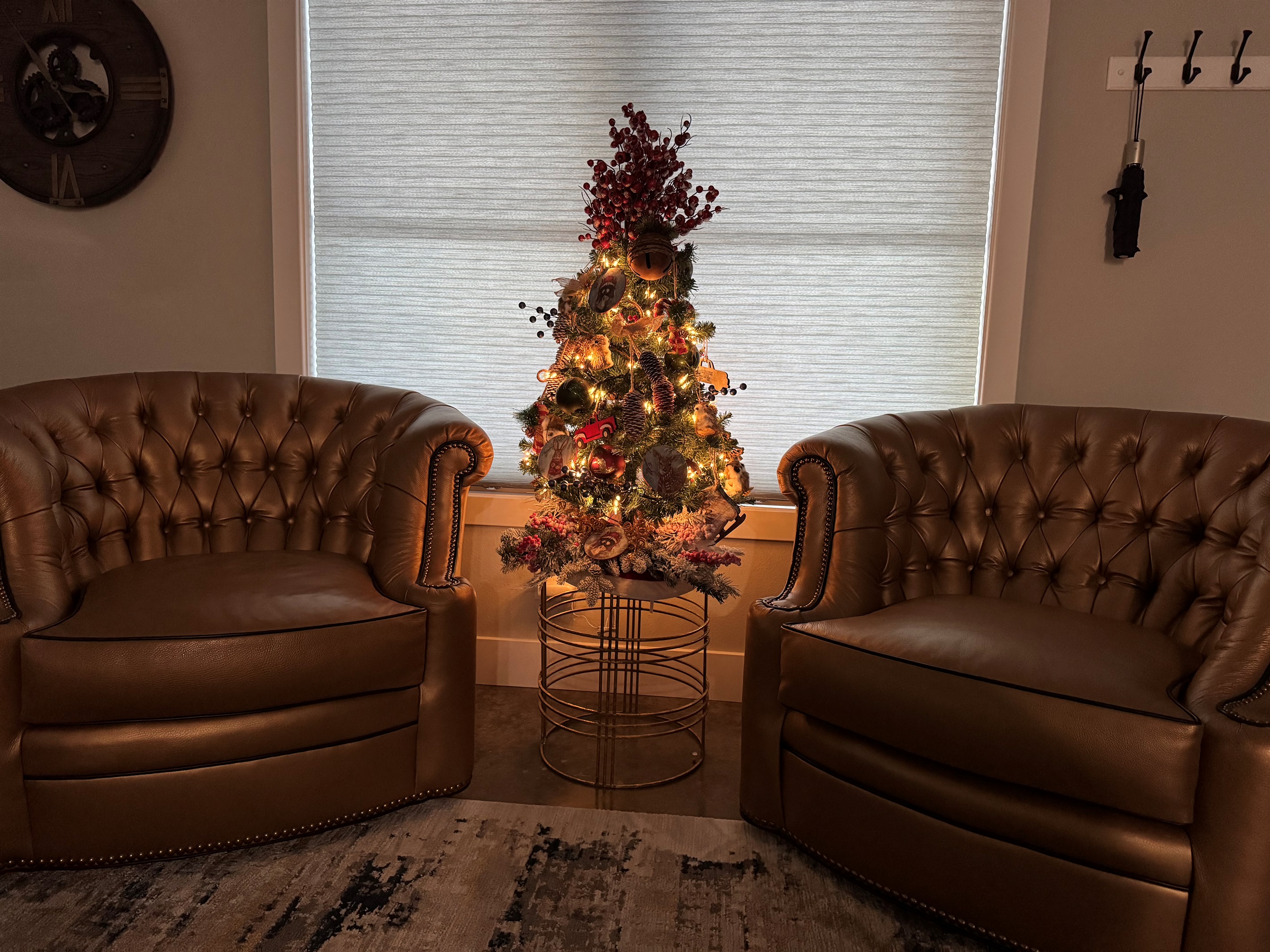 Decorated for the holidays