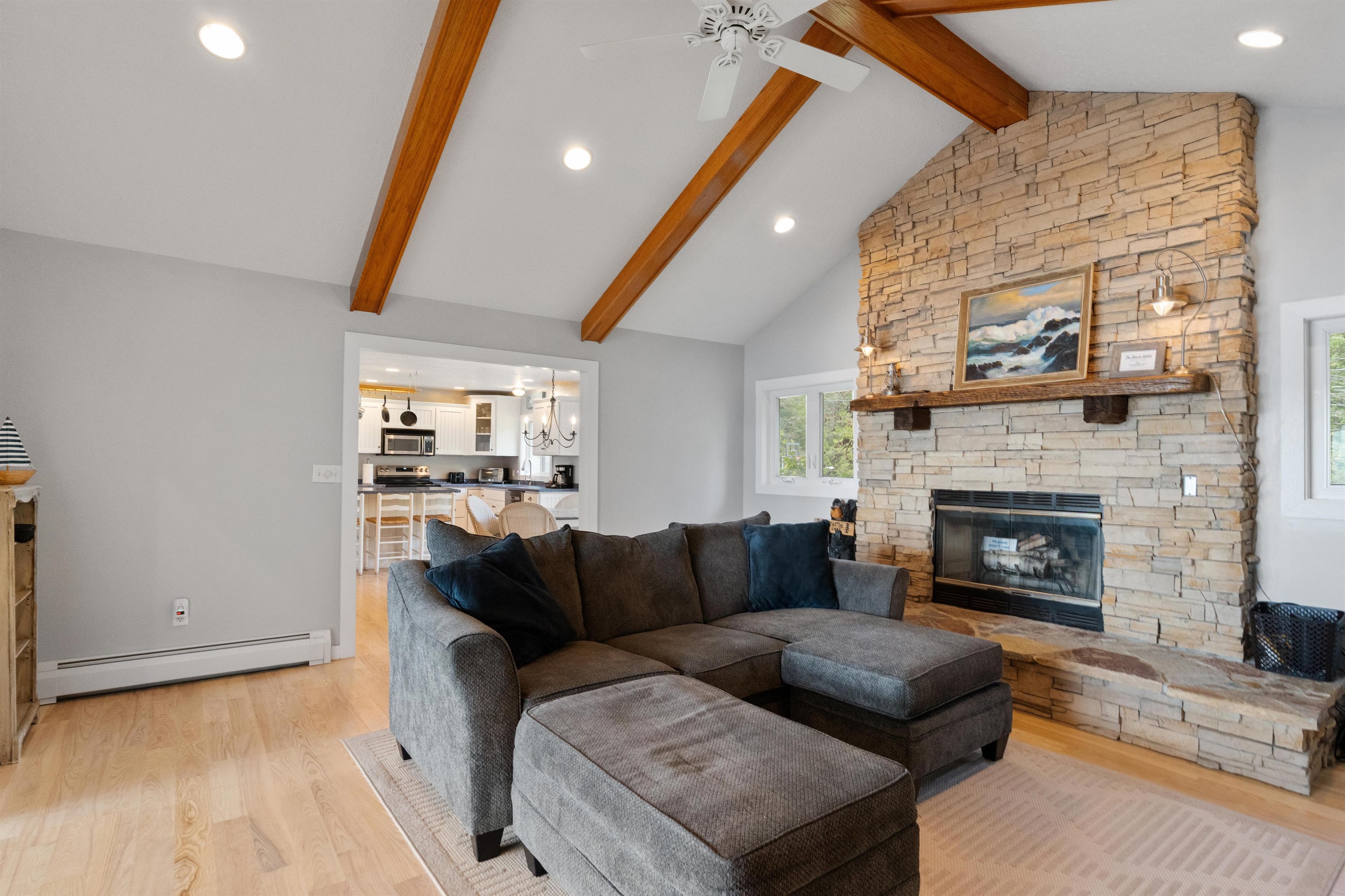 New furniture in the Living Area