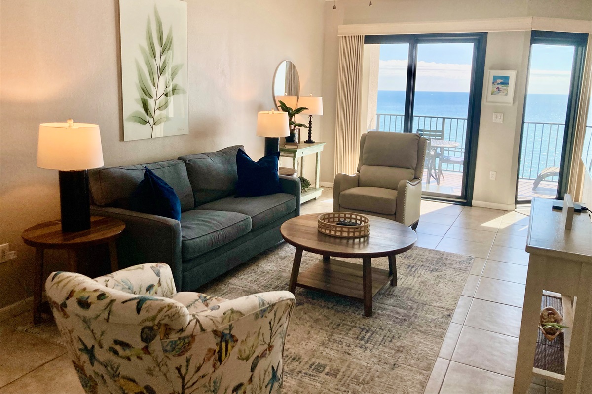 Gorgeous views from living room!