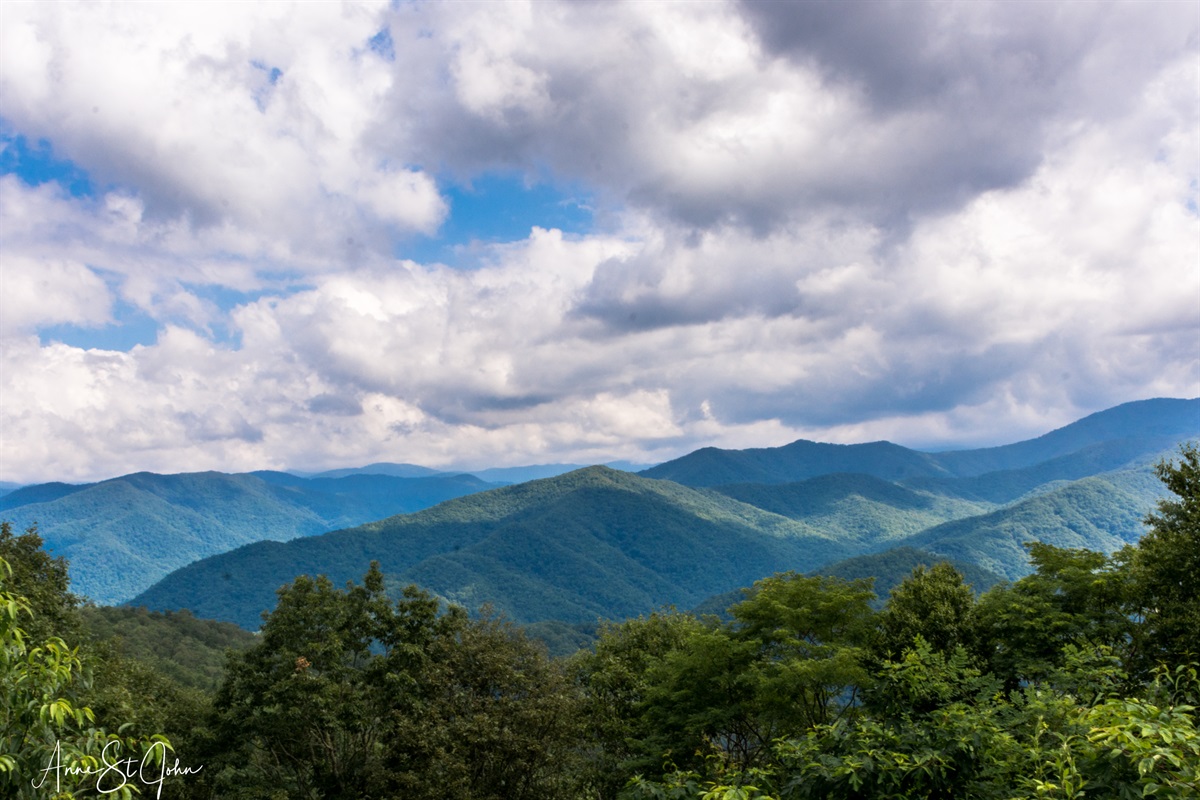 Phenomenal views of the mountains in Gatlinburg