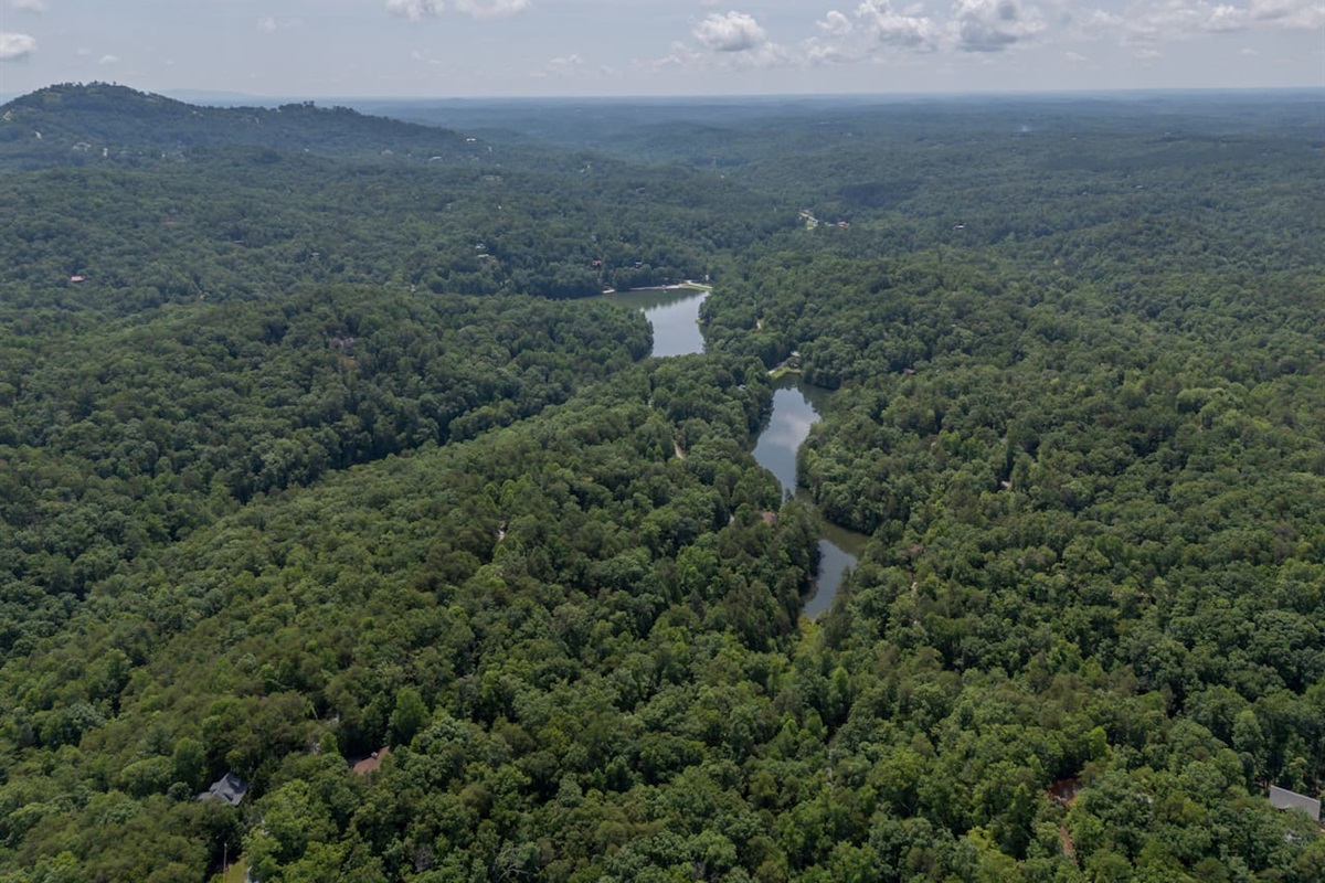 Upper drone view