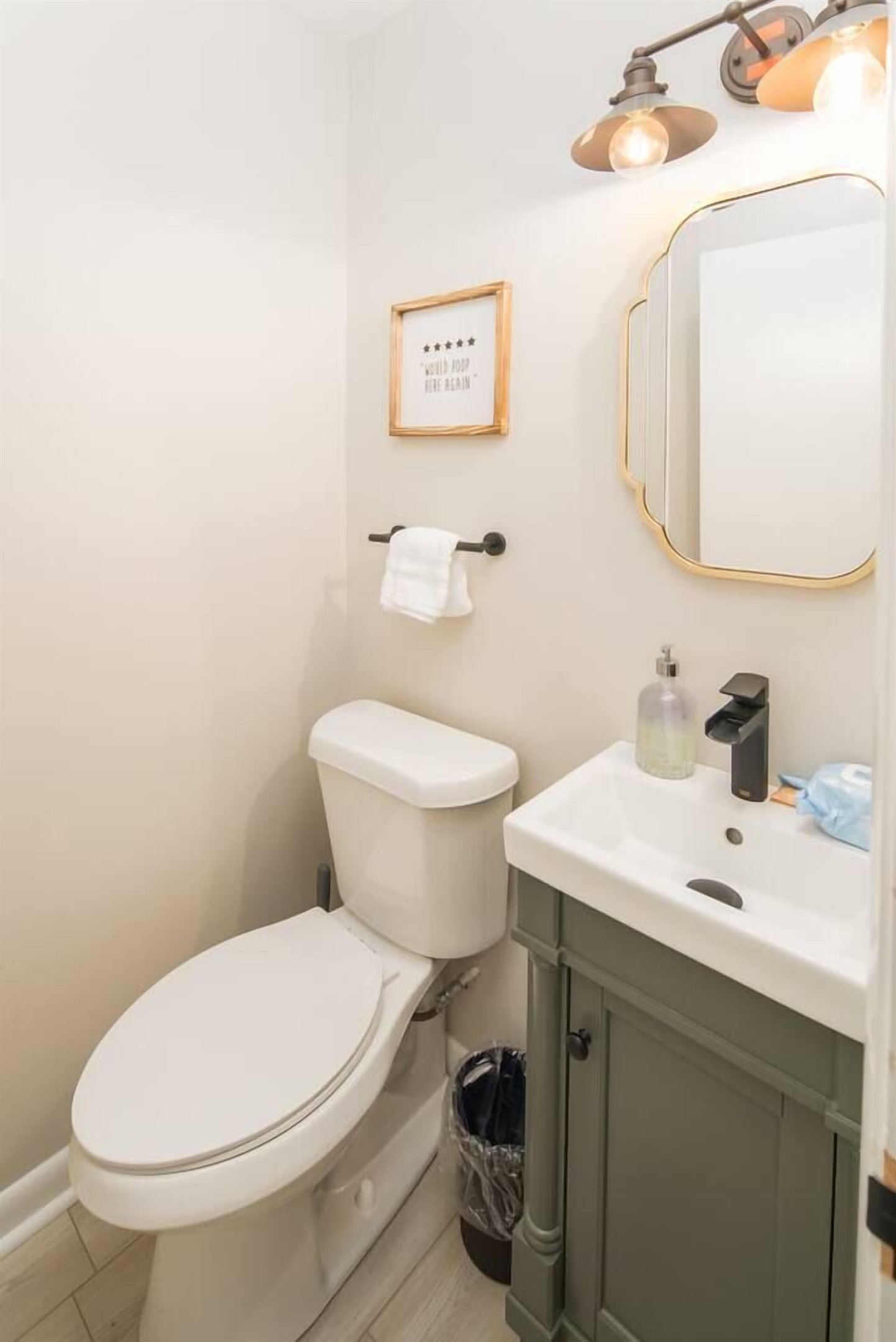 Unit 3: Half Bathroom Bed & Bath Linens Provided