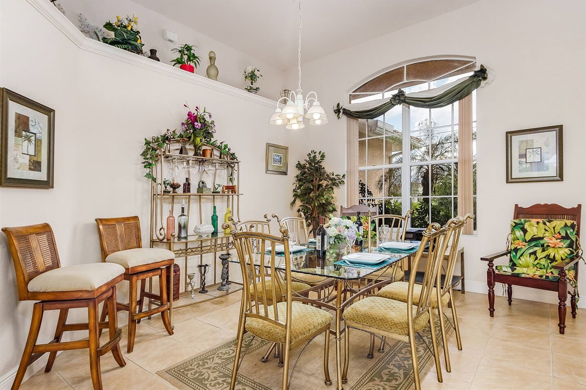 Villa Rosa - Dining area 