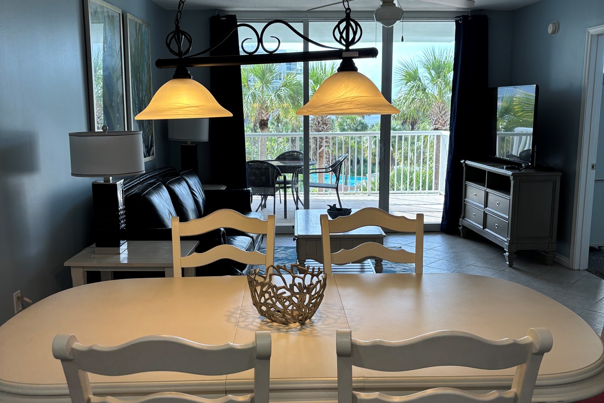 View from the kitchen  