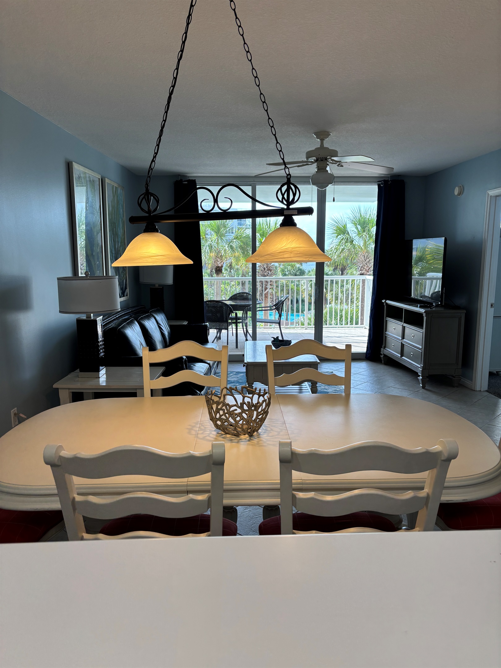 View from the kitchen  
