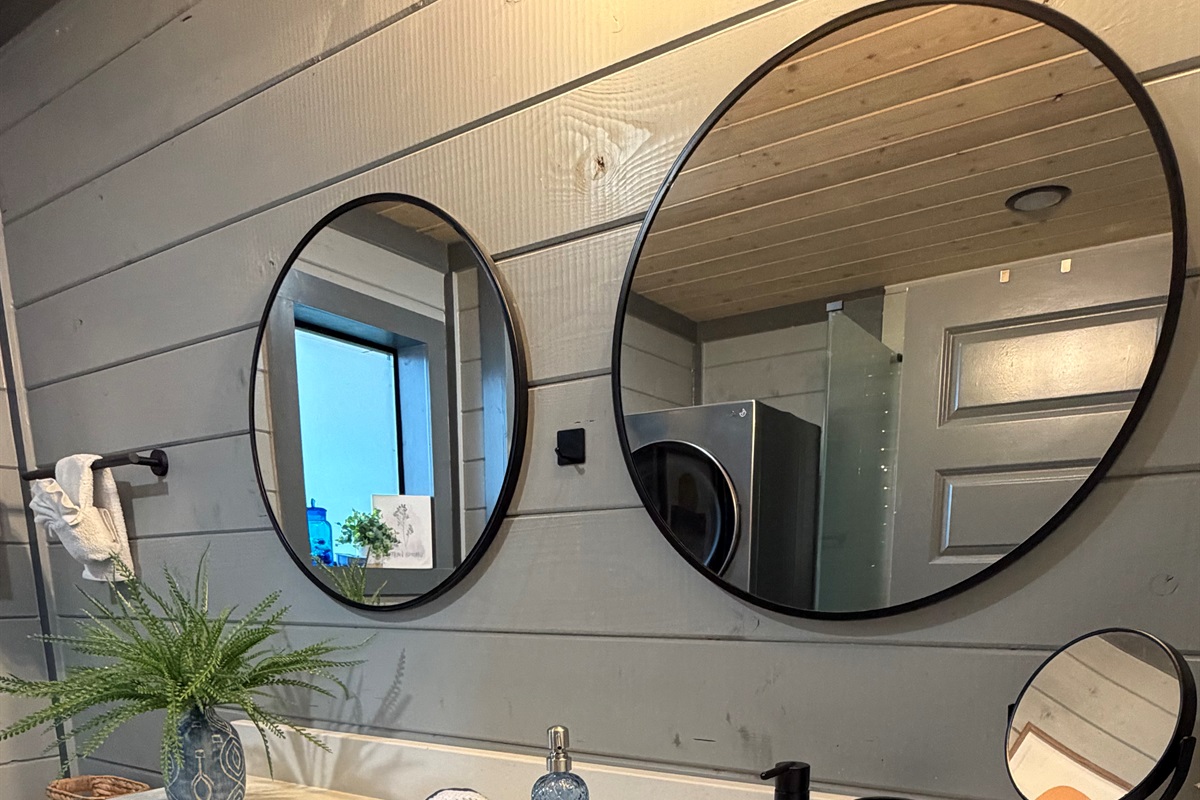 Mirror Duo: Double the elegance and functionality with twin mirrors.