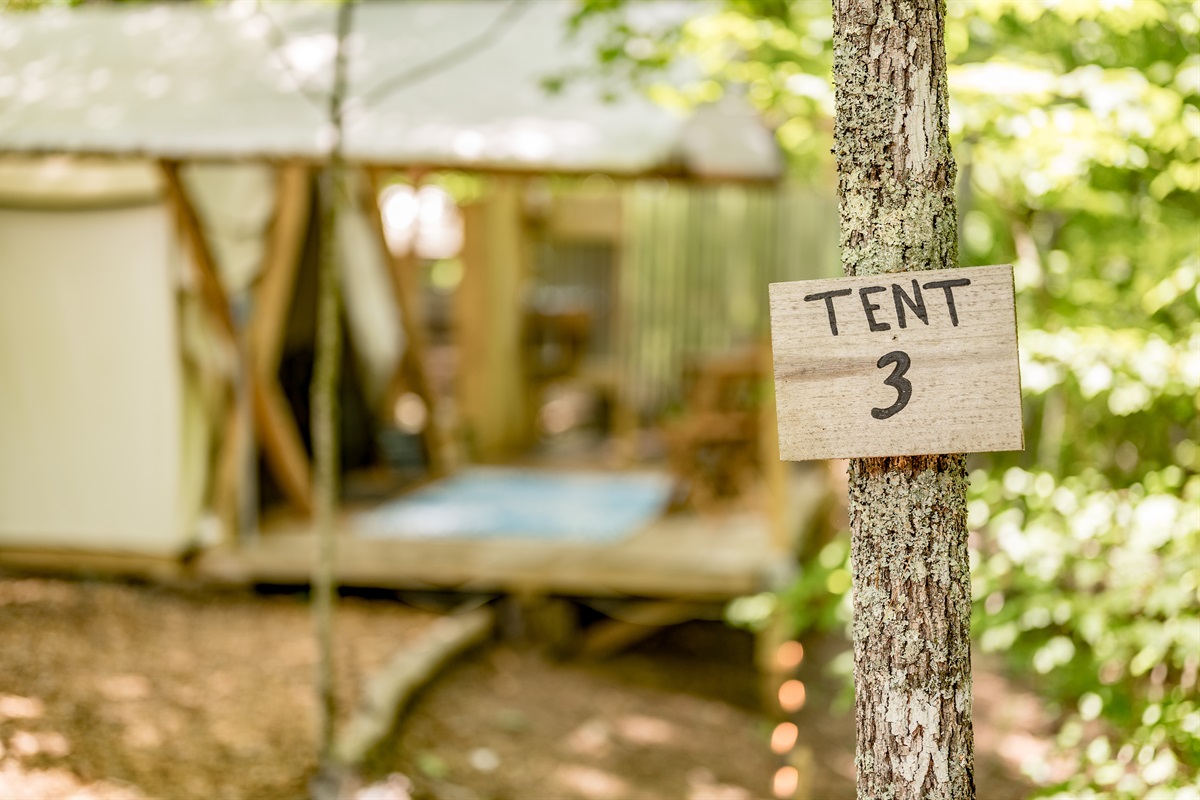Adventures awaits at tent 3!