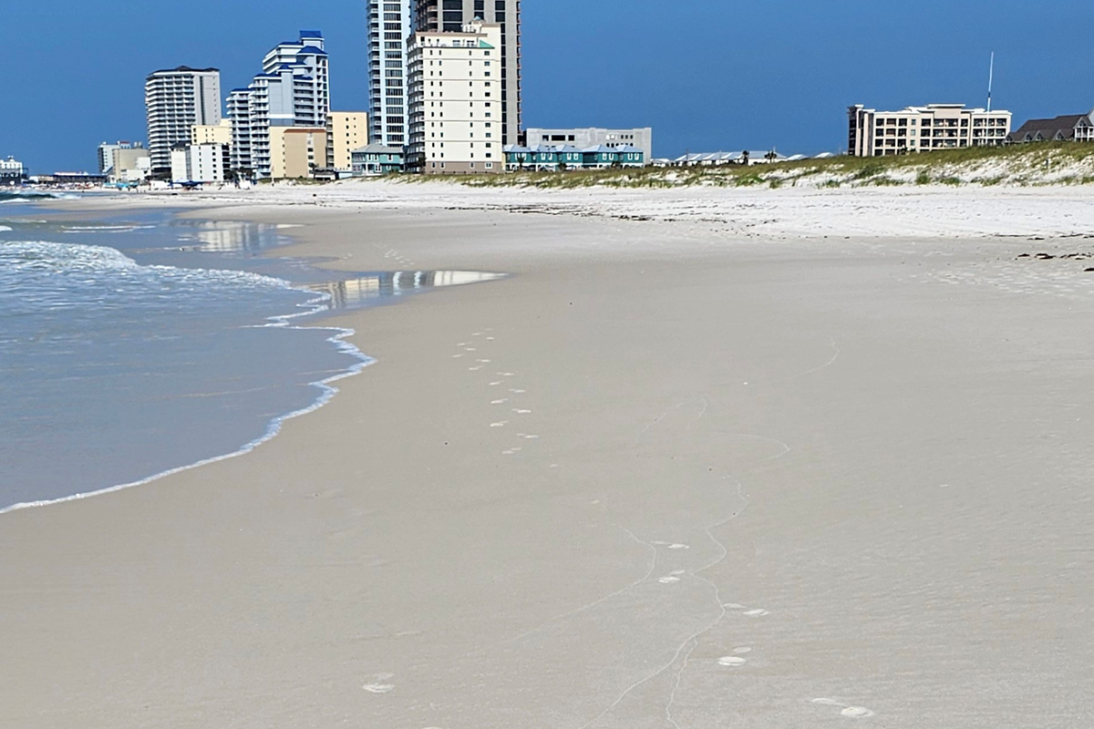 East beach at GSP pier