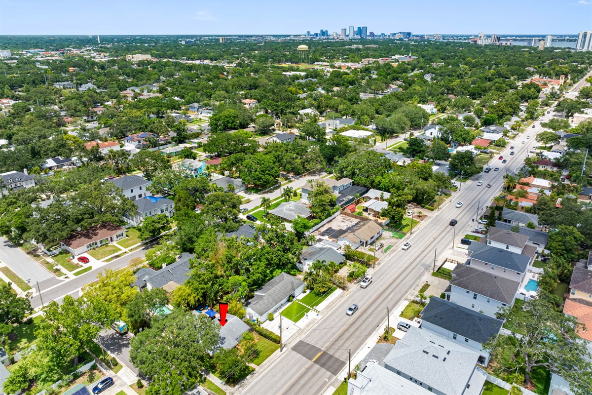 Aerial View of the Neighborhood