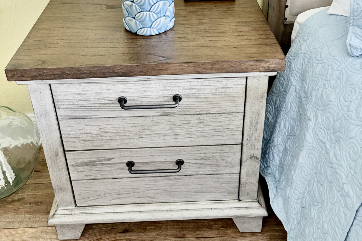 We have charging stations on every nightstand!