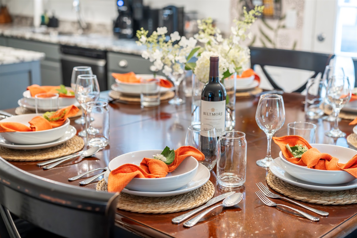 All the things you need for that perfect table setting.