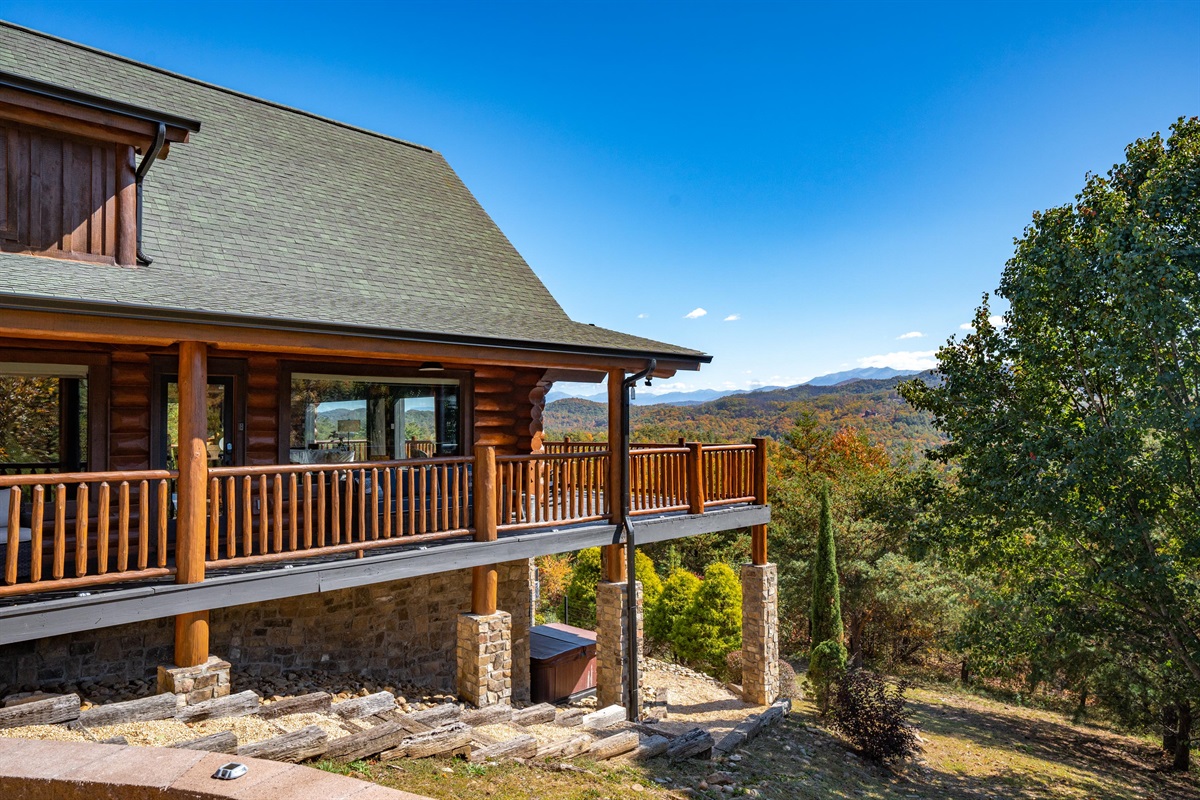 Unwind on the Side Porch:  A Place to Relax and Recharge