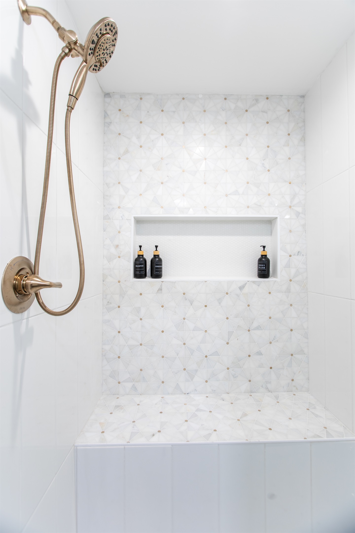 Premium bath products for a spa-like experience.