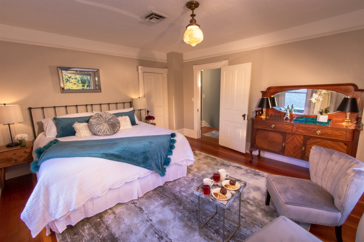 Bedroom #1 of 4: King bed