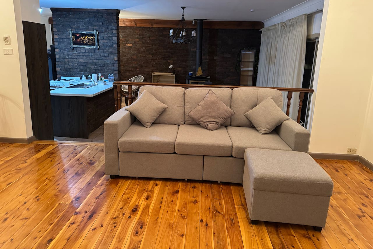 Comfy modern sofa lounge, second sitting space for Guests