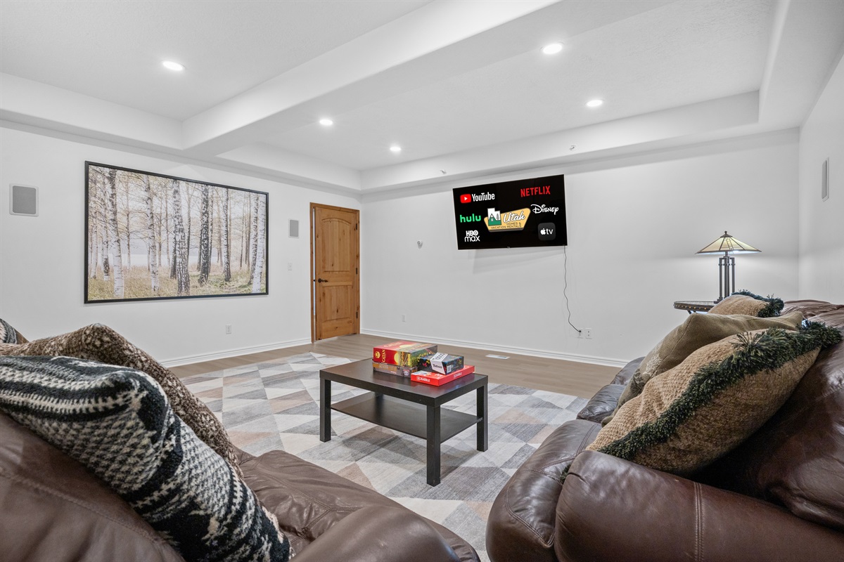 There is plenty of space to spread out while enjoying time with family and friends.