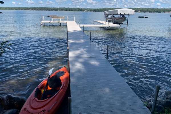 Dock with plenty of space for your boat/pontoon 
