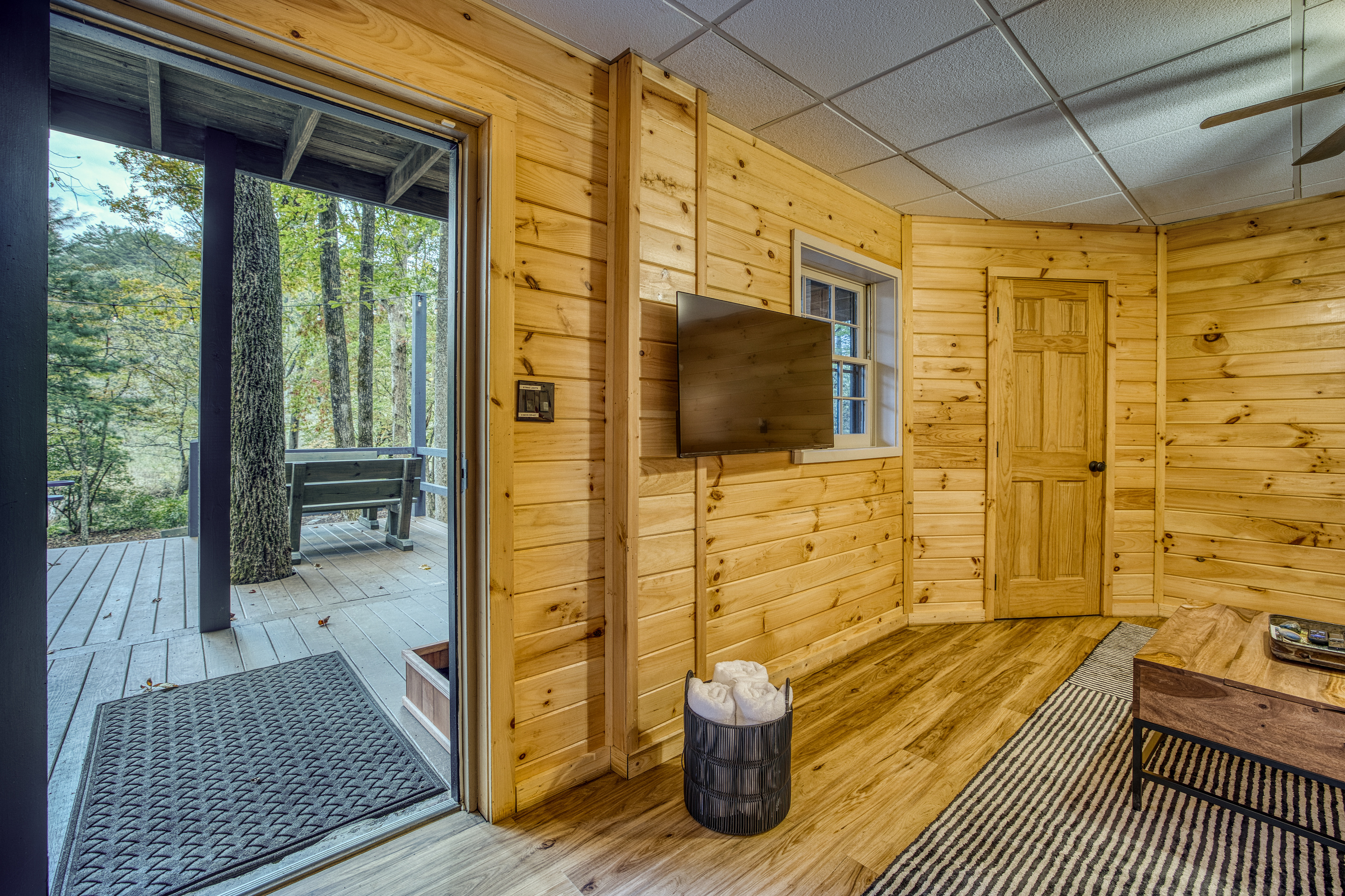 Door to the patio.