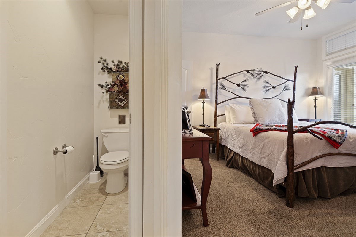 Private ensuite access for added comfort and convenience.
