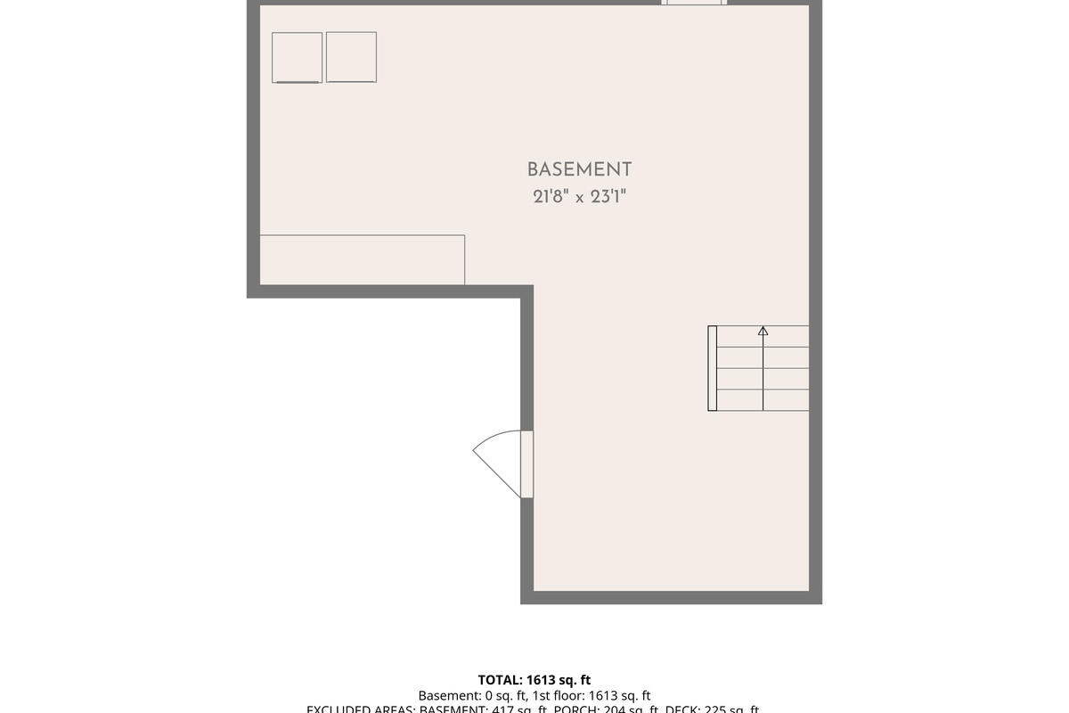 The Silliman House lower level game room layout