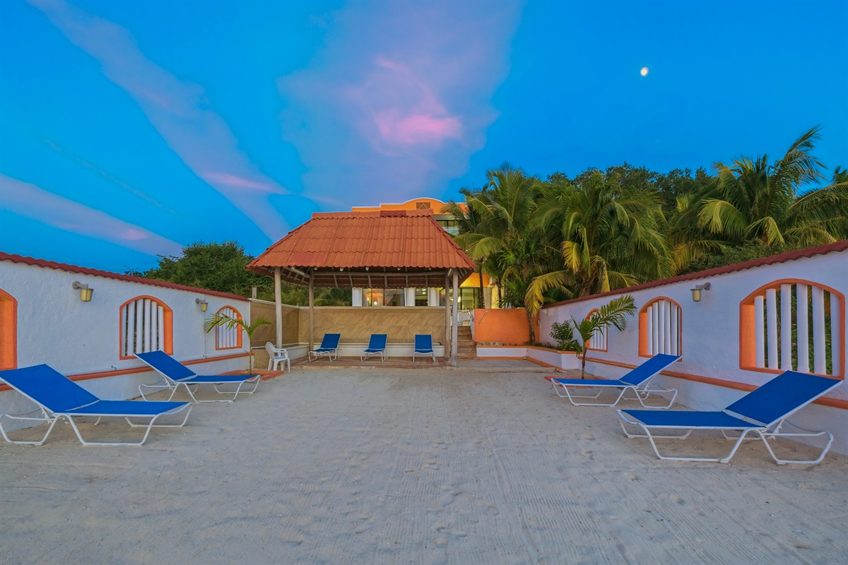 Private Beach Looking Toward Villa