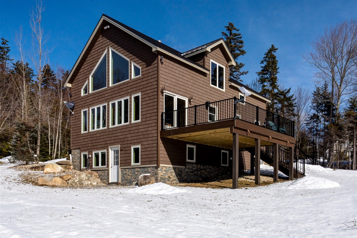 Rear of the house