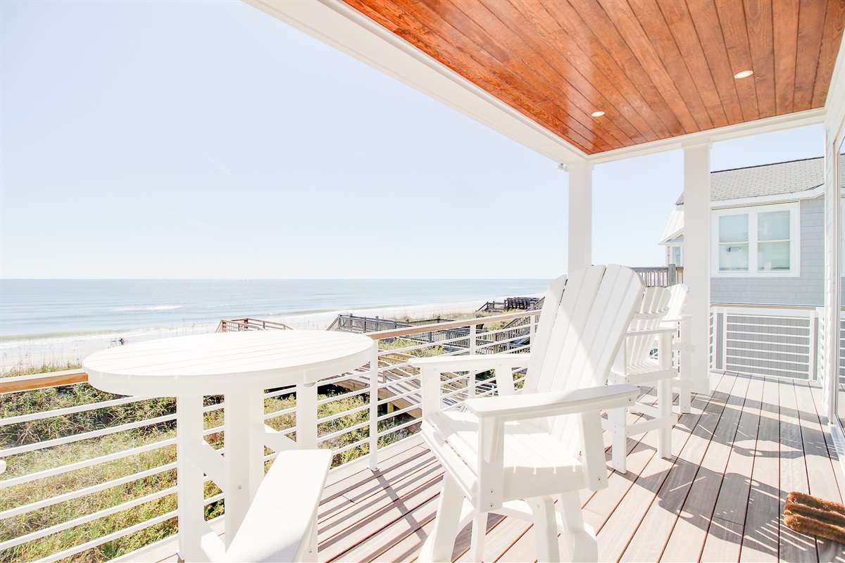 Back Deck - 3rd Floor off of Living Room