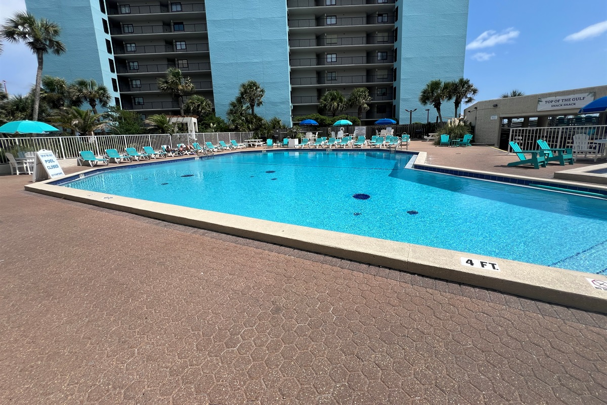 Sparkling pool
