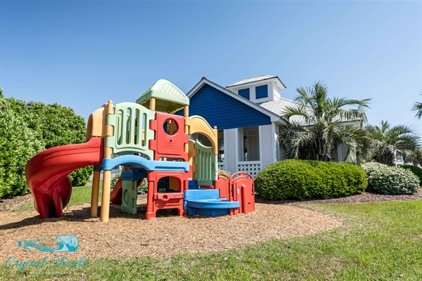 A community playground is located at the pool, just steps from Cassimir
