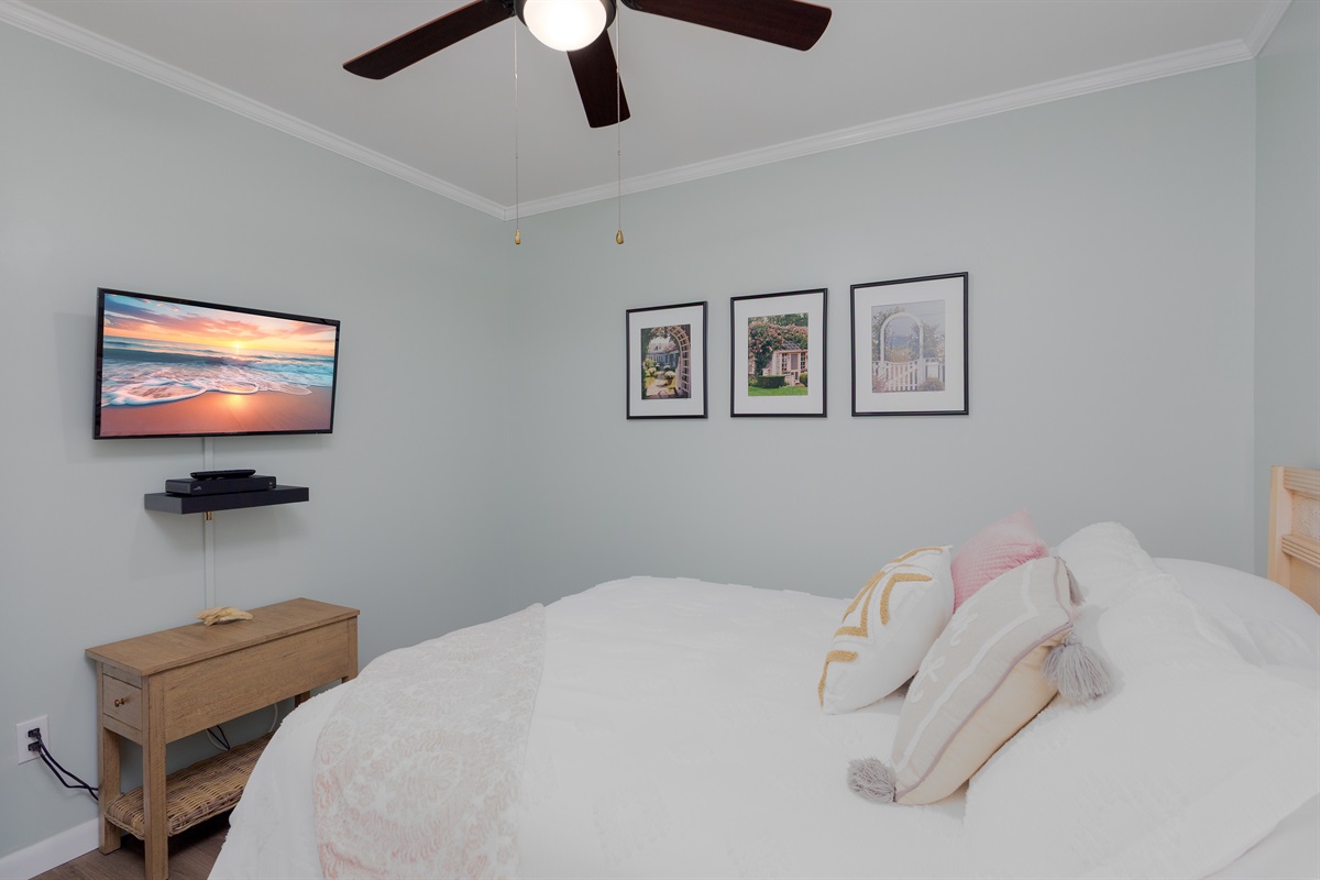 Smart TV for entertainment in the bedroom